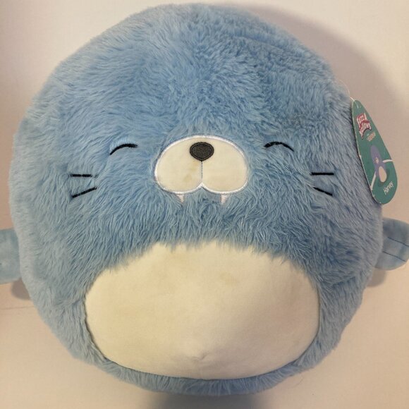 Squishmallows Harvey the Walrus 12" Fuzz A Mallow Stuffed Plush With Tag - Picture 2 of 14